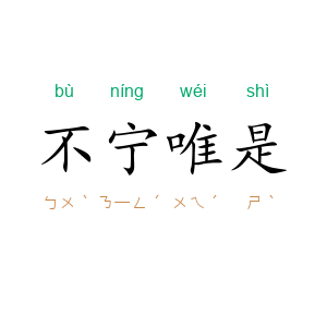 不宁唯是