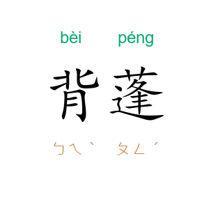背蓬