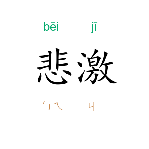 悲激