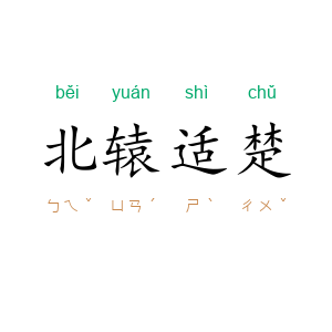 北辕适楚