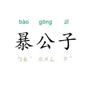 暴公子