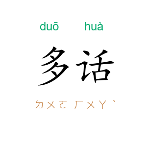 多话