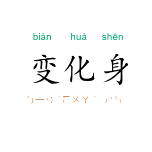 变化身