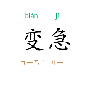变急
