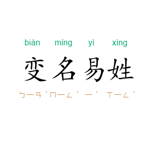 变名易姓