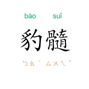 豹髓