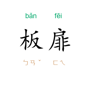 板扉