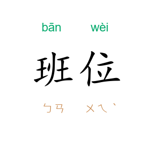 班位