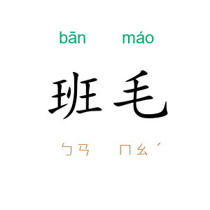 班毛