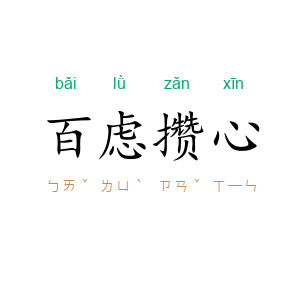 百虑攒心