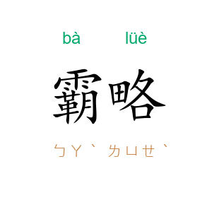 霸略