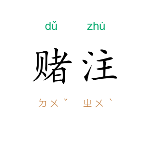 赌注