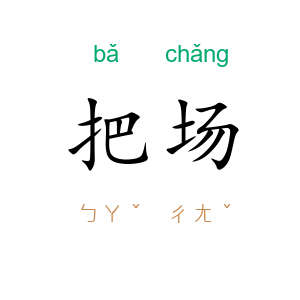 把场