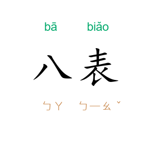 八表
