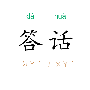 答话