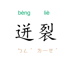 迸裂