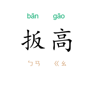 扳高
