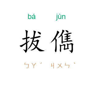 拔儁