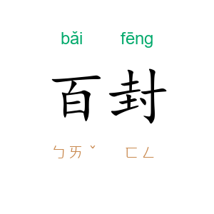 百封