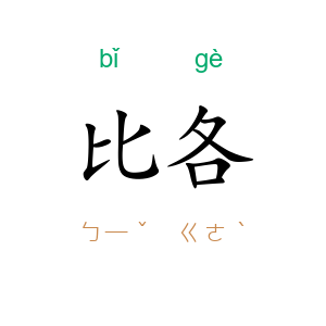 比各