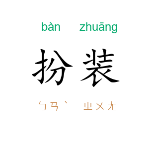 扮装