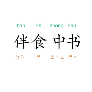 伴食中书