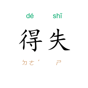 得失