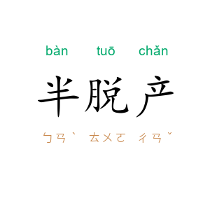 半脱产