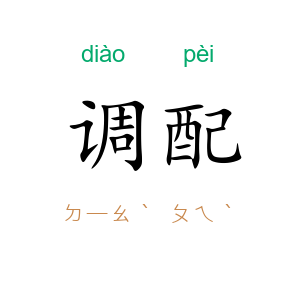 调配