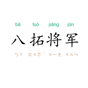 八拓将军