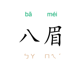 八眉