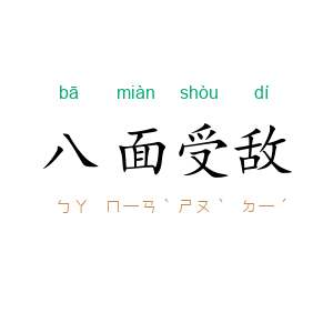 八面受敌
