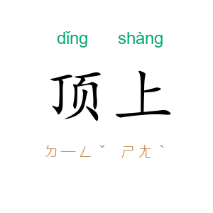顶上