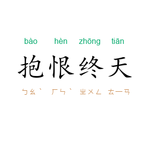 抱恨终天