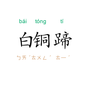 白铜蹄