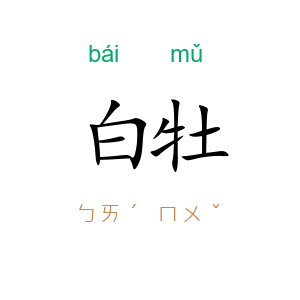 白牡