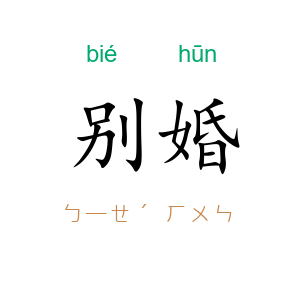 别婚