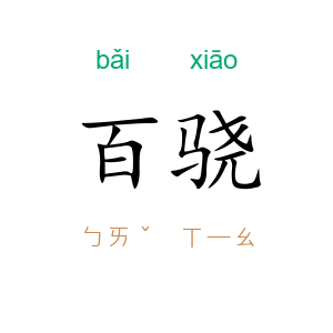 百骁