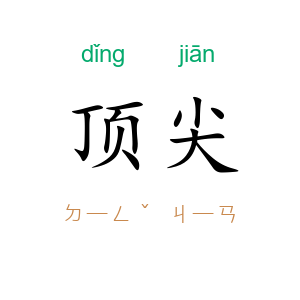 顶尖