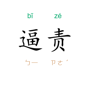 逼责