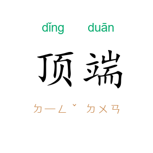 顶端