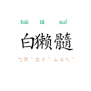 白獭髓