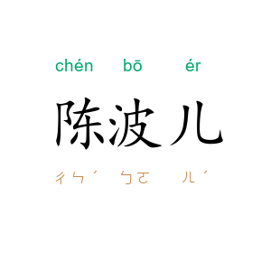 陈波儿