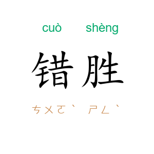 错胜