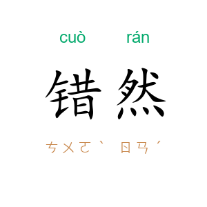错然
