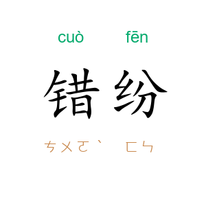 错纷