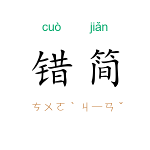 错简