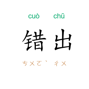 错出