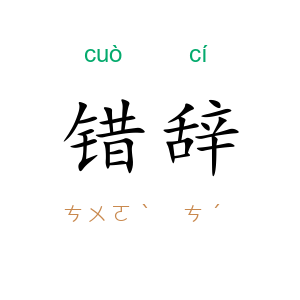 错辞