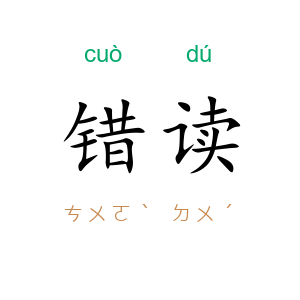 错读